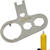 Generisch Valvola di gonfiaggio per giacca subacquea, 7,6 cm, kit di riparazione tipo K