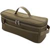 Drawup Borsa organizer per utensili da campeggio, portatile, per escursioni all'aperto, impermeabile, per stufe e stoviglie, verde, 33 x 12 x 12 cm (verde)