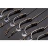 Korum Braid Method K0310435 - Set di 8 forcine per capelli, 10,2 cm, misura | Xpert Power Hook | Smokescreen Power Braid | Legato con un pelo standard | Lunghezza ideale per esche moderne metodo Feeder