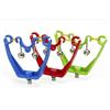 Drawup Supporto europeo per canna da pesca con doppio allarme di abboccata - ABS Nylon Carp Rest testa verde rosso blu 12,5 cm (3 pezzi)