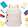 Generisch Zaino da viaggio portatile, impermeabile, grande capienza, beige., Siehe | Valigia da lavoro, zaino da giorno per laptop, abbigliamento, viaggi, escursionismo, sport, fitness, campeggio
