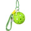 Yjcnelcr Portachiavi creativi a tema Pickleballs per regalo | Palline decorative multifunzionali con clip per zaino, regalo e attività all'aperto