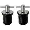 Oreilet Tappi Barche Gomma Scatto Tappo Scarico Maniglia T Marina | Accessori Marini Twist Turn Tappi di Scarico Marini Tenuta Stagna per Yacht Kayak Barche da Pesca