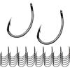 Courtieyeardceastea 50 pezzi ami da pesca a mosca attrezzi d'acqua dolce per mosche secche per pesce gatto, spigola, trota, 11,2 mm x 18 mm