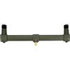 Drawup Supporto per canna da pesca in alluminio, 25 cm, design verde portatile | Misura regolabile di 30 cm, struttura in metallo resistente, si adatta a varie aste, ideale per banche, facile da trasportare