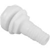 Hemobllo Scarico per Yacht in ABS Bianco da 1,5 Pollici