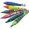 Drawup Esca in gomma per gamberetti, 80 mm, 5 g | Luce ad alta luminosità, pronta per la pesca notturna, lunghezza 80 mm, peso 5 g, attira i pesci al buio