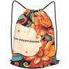 Anceky Zaino con coulisse, borsa da palestra con coulisse, citazioni sulla felicità, borsa da nuoto per uomo e donna