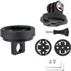 Posheliox Supporto per bicicletta con adattatore per fotocamera | Supporto per computer da bicicletta e staffa per luce per bici pieghevoli Brompton, include supporto per fotocamera a 3 rebbi