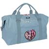 SAFTA | Portascarpe Scolastico K-Pop Demon Hunters Huntr/X, Organizer per Scarpe e Sport, Cerniera Superiore, Maniglia Laterale, Scomparto Ampio, Azzurro, Dimensioni 34x18x15 cm