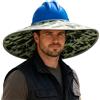 Ceprznvey Casco di sicurezza in rete traspirante per casco rigido | Cappello rigido a tesa larga per ciclismo, pesca, giardinaggio, lavori all'aperto, cantiere