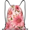 Anceky Zaino con coulisse, borsa da palestra con coulisse, piccoli fiori, borsa da nuoto per uomo e donna