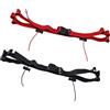 XAGMODSHN Cinture in elastiche per portabavaglini da, Red and black | Cintura sportiva elastica per in bicicletta, cintura da multifunzione per accessori per pettorali da