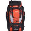 Generisch Zaino sportivo per attività all'aperto, tempo libero, 80 l, leggero, in nylon, per viaggi, escursionismo, unisex (arancione #3, 80)