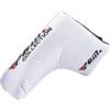 Drawup Copertura per mazza da golf, in nylon, morbida, colore: bianco