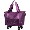 Generico Borsa Tote Con Ruote Vano Espandibile Grande Capacità | Borsone Trolley Per Viaggio Comparto Espandibile Per Viaggi Di Lavoro, Vacanze In Famiglia E Fughe Di Fine