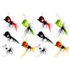 CAZSTYK Set Esche Artificiali Popper per la Pesca a Mosca, C