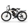 Kinsella La bicicletta elettrica a doppia batteria EC27 vanta un'autonomia fino a 150 chilometri e una velocità massima consigliata di 25 km/h. È dotata di ruote da 27,5 pollici.