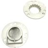Drawup 4PCS Cyclette Movimento Centrale Sedile Cuscinetto In Plastica Supporto 6003 Adatto per Indoor Fitness Stazionario Biciclette Parti di Ricambio Nero 34.4mm