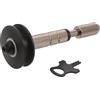 JECOMPRIS Tendicatena per Bicicletta Chain Tensioner Lega di Alluminio Argento Regolazione Catena per Bike Chain e Manutenzione in Garage Domestico