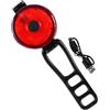 Generisch Fanale posteriore per bicicletta, ricaricabile tramite USB, per la | Batteria USB da 350 mAh, visibilità a LED luminosa, design leggero e impermeabile, per la sicurezza in mountain bike durante