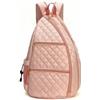 Baoblaze Zaino da Tennis Trapuntato, Rosa, color to 2, Taglia Unica
