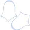 JUMPLAWN 2 Pezzi Cinturino per Occhiali da Nuoto con Fibbia in Silicone Blu