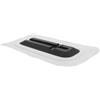 CHILDWEET Supporto Pinna Paddle Board Bianco in PVC, Piastra Base per Scatola Pinna SUP Gonfiabile, Accessorio Resistente per Sport Acquatici e Installazione Rapida