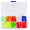 Generic Glow Fishing Beads 1000pcs Soft Plastic Night Lure | Luminoso bagliore dopo la luce, plastica morbida, confezione da 1000 pezzi, esche notturne ideali, facile attacco con gancio