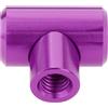 Mealoodiousmusea Accessori pieghevoli della palla della cattura della bici della lega di alluminio, viola 21.5x12x10mm