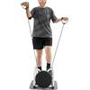 PINYELIN Mini stepper per casa 2 in 1 con display LCD, stepper idraulico (nero)