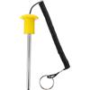 EXCEART Perno Magnetico per Pacco Pesi Fitness, Blocco Giallo in Acciaio | Cavo Anti-smarrimento, Cambio Rapido del Carico, per Macchine Selettore, Uso Domestico e Palestra