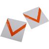 Drawup PER Ping Pong Paddle Protector 2pcs Pellicola Trasparente Ping Tennis Foglio di Protezione in Gomma Anti-Statica Copertura in PVC 15.7x16.3cm