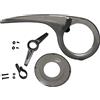 Homyl Paracatena Bici Copertura Catena Protettore Copricatena Accessori PP Leggero Installazione Rapida Adatto per Sport All'aperto Viaggi Urbani, Grigio, Set Completo