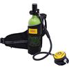 CHUOZI 1L 10m Mini ARA Tank, 3.54 x 13.8 Inch 3000psi Piccolo Portatile Immersione Polmonare con 360° Giunto Girevole