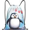 Anceky Zaino con coulisse, borsa da palestra con coulisse, borsa da nuoto I Love Animals per uomo e donna