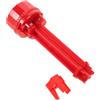 FESTFENDS Fletching Jig Rosso in ABS per Aste Frecce 3, 2-11mm con Scala | Tri-clamp, Posizionamento Preciso delle Piume, Leggero per Officina e Outdoor