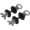 Drawup Heavy Duty Banda di Resistenza Peg Set 2 pz 304 Acciaio Inox per Power Rack Macchina Regolabile Dimensione Del Foro Forza Attrezzatura di Formazione