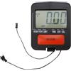 Drawup Monitor LCD per vogatore e contapassi con funzione di scansione del chilometraggio calorie, accessori per il fitness, nero 11,9 cm