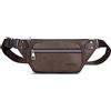 SiaBiced Uomo Pelle PU, Borsa a Tracolla, Marrone