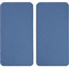 Drawup 2 ginocchiere antiscivolo per yoga e pilates, in schiuma TPE ad alta densità, per esercizi a pavimento, 34 x 17 cm (blu)