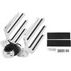 Tyenaza Wakeboard Tower Rack Supporto per torre per ginocchio in alluminio 6061 | Il rack per wakeboard fissa 3 tavole sulle torri utilizzando inserti in gomma con cinghie per tubi da 48 mm, 58 mm e 60 mm.