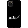 Soccer Goalkeeper Gifts Custodia per iPhone 11 Pro Max Calcio Portiere Evoluzione Divertente Portiere Giocatore Design