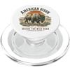 Fossilize American Wildlife and Wilderne Bisonte Americano Dove Il Vagare Selvaggio PopSockets PopGrip per MagSafe