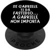 Nomi Gabriele Divertenti Idea regalo originale per Gabriele, perfetta per compleanni PopSockets PopGrip Adesivo