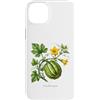 The Botany Bureau Custodia per iPhone 14 Plus Illustrazione della pianta di zucca Cucurbita maxima