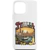 Lakelandwholesale1 Shirt Company Custodia per iPhone 13 Pro Max Italia Vintage Travel Monumenti Venezia Gondola Firenze