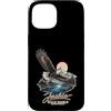 Jackie & Shadow Big Bear Bald Lake Eagle Custodia per iPhone 15 Jackie Bald Eagle La fauna selvatica americana che vola sulle montagne