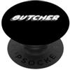Watch TV Movies & Books on Radio Compute Macellaio | Macellai di professione di carattere PopSockets PopGrip Adesivo