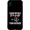 Elevate Your Math Skills Unlock Formula Custodia per iPhone XS Max Mi spingo ad essere maggiore dell'equazione matematica media